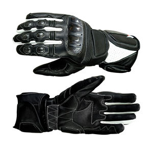 Gants de moto pour hommes, meilleure vente chaude, gants en cuir de protection des mains - Product Image 1