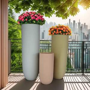 กระถางปลูกดอกไม้ประดิษฐ์คลาสสิกสำหรับในร่มกลางแจ้งสวนการตกแต่งพื้นดีไซน์ล่าสุด - Product Image 4