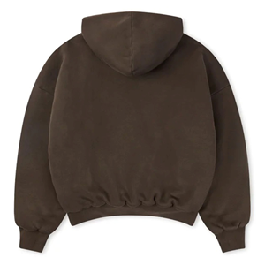 Sudadera con Capucha de Felpa 100% Algodón para Hombre, de Gran Calidad, con Cierre, Bordada, Transpirable, Cómoda y Elegante para Invierno - Product Image 2