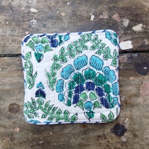 ถาดรองน้ำชาผ้าคอตตอนบุผ้าพิมพ์ลายทนทานทนทานทนทานต่อการใช้งานพร้อมท่อหม้อร้อนอุปกรณ์เสริมสำหรับเครื่องดื่ม - Product Image 3