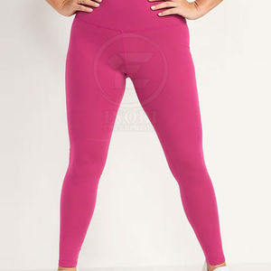 Leggings de Mujer de Alta Calidad, Sólidos, Cintura Media Elástica, Transpirables, Ecológicos, de Longitud Completa, Elásticos en Cuatro Direcciones, de Secado Rápido - Product Image 5