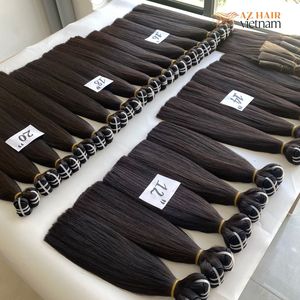 ผมต่อแท้ 1B สต็อกสินค้าขายส่ง ผมเวียดนามแท้ 100% สีธรรมชาติ ตรงแบบกระดูก ซุปเปอร์ดับเบิ้ลดรอน เกรด 12A - Product Image 1
