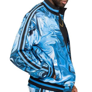 Survêtement d'hiver décontracté pour homme de haute qualité, respirant, uni, avec impression de logo personnalisé - Product Image 4