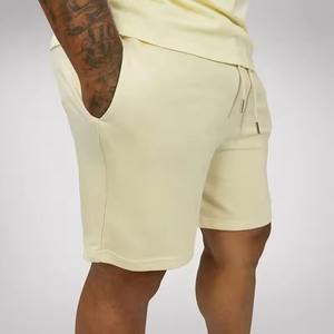 Ensemble chemise et short de sport à la demande des clients survêtement 100% tissu de coton conception personnalisée OEM logo personnalisé d'été - Product Image 2
