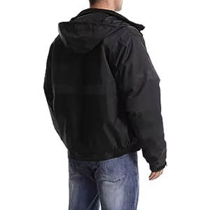 Meilleure vente 100% coton sweat à capuche de sécurité dernière conception avec fermeture éclair haute visibilité vêtements de travail pour la vente en ligne - Product Image 3