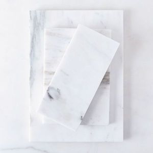 Belle planche à découper en marbre avec finition polie brillante parfaite pour servir des apéritifs au fromage et des desserts sur la table - Product Image 5