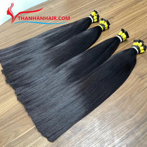 Extensiones de cabello a granel de cabello crudo más alto de calidad de lujo cabello vietnamita al por mayor 12A Super doble dibujado listo para enviar - Product Image 5