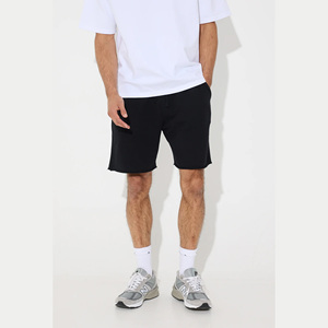 Pantalones de deporte de algodón para hombre, pantalones cortos de gimnasio de color sólido para uso activo y ropa de calle, pantalones de chándal personalizables - Product Image 4