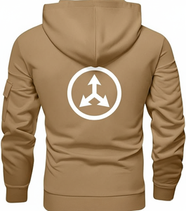 Survêtement d'hiver uni à capuche de couleur personnalisée |   Mélange de coton de qualité supérieure |   Anti-bactérien et respirant |   Fournisseur OEM - Product Image 2