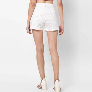 New Design Hot Sale Casual Wear Women <b>Jeans</b> <b>Short</b> Mid <b>Waist</b> Streetwear Women <b>Jeans</b> <b>Shorts</b> - Product Image 5