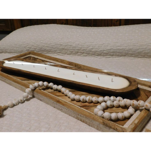 Ensemble de 2 bougeoirs rectangulaires en bois pur pour la fabrication de cire de qualité supérieure fabriqués à la main en Inde, parfaits pour la décoration intérieure - Product Image 2