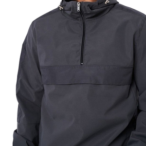 Veste coupe-vent pour homme, nouvelle collection, réversible, en nylon et élasthanne imperméable, avec demi-fermeture éclair sur le devant, design personnalisé, haute qualité, vente en gros - Product Image 4