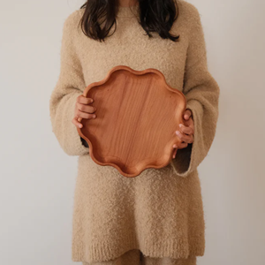 Nouveau design plateau de bord de pétoncle plateau en bois arabe organisateur en bois affichage ramadan coffret cadeau plateau en bois en gros du Vietnam - Product Image 3