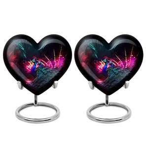 Urnas de pavo real para cenizas humanas Cremación Adultos Funeral Custom Perfect Memorials Recuerdo Urnas - Product Image 4