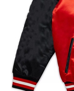 Chaqueta Bomber de Satén de Alta Calidad, Ropa Deportiva, Chaqueta Universitaria para Hombre, Tela de Satén, Botones Delanteros, Chaqueta Universitaria Bordada para Hombre - Product Image 5