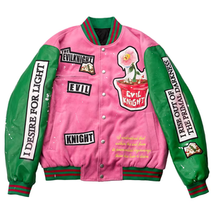 Custom Patchwork Design <b>Hip</b> Hop Men Baseball Jacket Embroidered logo Varsity Jacket <b>for</b> Men - Product Image 2