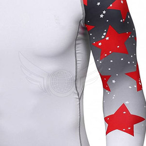 เสื้อรัชการ์ดแขนยาวสำหรับผู้ชายชุดรัชการ์ดกีฬาแบบสั่งทำ - Product Image 5