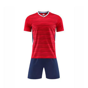 Sublimation Men's Soccer Football Uniform Set Soccer Shirts And <b>Shorts</b> Wholesale Customized Football Jersey Training Kits - Product Image 3