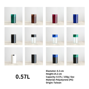 Recipiente Hermético de Grado Alimenticio PS de un Solo Toque, 0.57L, a Prueba de Humedad y Olores, Apto para Refrigerador y Congelador - Product Image 2