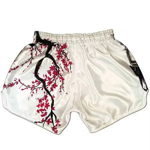 Short de boxe MMA pour hommes de haute qualité Short de combat en polyester personnalisé en gros Adultes Sublimation Arts martiaux Porter OEM THT PORTE - Product Image 1