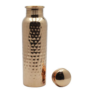 High Quality Pure Copper <b>Water</b> <b>Bottle</b> Available Different Styles with Premium Packaging Wholesaler India Health Benefits <b>Metal</b> - Product Image 1