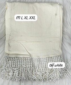 Pakistanais Salwar Kameez bas ethniques femmes robes ready made filles enfants costumes blanc velours court fête porter - Product Image 3