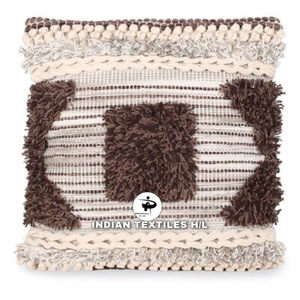 2025 High Quality Boho Outdoor <b>Cushion</b> Cover Hot Selling Unique Handwoven Decorative Throw Pillow with Vintage Pattern From ITHL - Product Image 1
