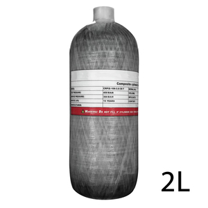 Bouteille de plongée haute pression en fibre de carbone 2L 300Bar PCP SCBA - Product Image 1