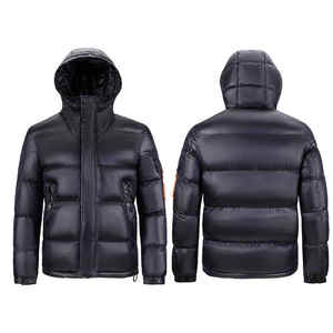 <b>jacket</b> designed for outdoor Black Hooded Waterproof Reversible Puffer <b>Jacket</b> <b>Women</b> Fashion Puffer <b>Jacket</b> winter protection and - Product Image 5