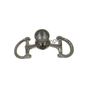 Bougeoir à mèches pour chevaux Bougeoir à mèches polies brillantes Parties Table Bougeoir décoratif en métal Style équestre - Product Image 3