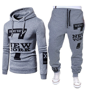 Conjuntos de Ropa Deportiva Casual para Hombre, Ropa Abrigada de Invierno, Conjuntos de Dos Piezas a la Moda - Product Image 1