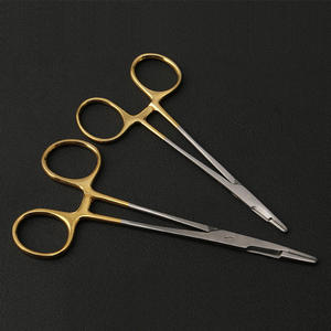 ที่จับเข็มแบบสองฟังก์ชั่นพร้อมกรรไกร ด้ามจับสีทอง สแตนเลสสตีล WARSAW MEDICAL - Product Image 2