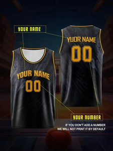 Nueva Camiseta de Baloncesto de Poliéster Transpirable de Secado Rápido con Logotipo Personalizado, Tallas Grandes, Servicio OEM y Estampados Personalizados - Product Image 4