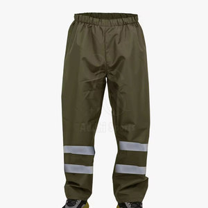 Traje de lluvia impermeable con chaqueta con capucha y conjunto de pantalones para trabajo al aire libre o protección de viaje - Product Image 4