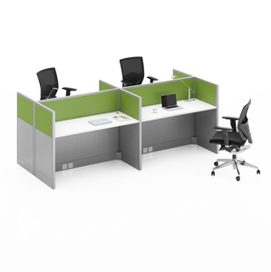 Cubículo de estación de trabajo para 6 personas, muebles de oficina de tamaño estándar con flexibilidad para uso en talleres - Product Image 2