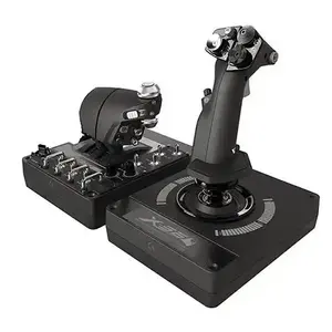 Acelerador LogitechS G x56 RGB y controlador de detección remota Pedal de timón de simulación de vuelo