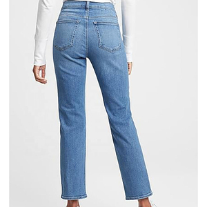 High Quality Women Denim <b>Jeans</b> Vintage Eco-Friendly Quick Dry Breathable Comfortable Fashion Casual Wholesale Street Wear Low - Product Image 3