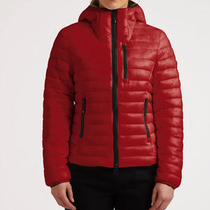 OEM Plain Puffer Jacket Smooth <b>Nylon</b> Trending Jackets For Women Breathable <b>Fabric</b> Cheap Rate Comfortable OEM Affordable Jackets - Product Image 1