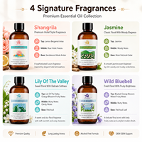 Huile parfumée Gardenia de qualité supérieure OEM ODM pour diffuseurs, collection hôtelière sans eau