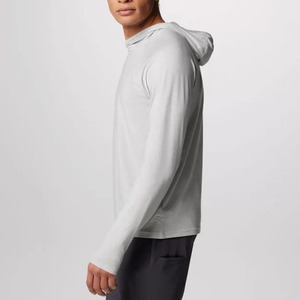 Nouveauté en gros : T-shirt homme UPF50+ personnalisé en polyester/coton, séchage rapide, évacuation de l'humidité, respirant, grandes tailles, protection solaire frontale - Product Image 3