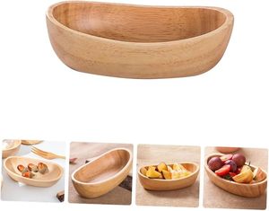 Bol en bois de manguier ovale durable d'origine éthique et fabriqué à la main pour un usage quotidien-Disponible en vrac - Product Image 6