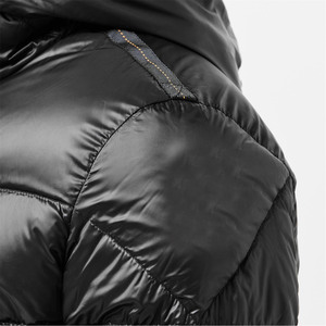 เสื้อแจ็คเก็ตบุนวมสำหรับผู้ชาย, สินค้ามาใหม่เสื้อแจ็คเก็ตบุนวมบุนวมสีดำมีฮู้ด - Product Image 6