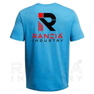 Customised 100% Cotton Men's T-Shirt Soft Microfiber Light <b>Weight</b> <b>Blank</b> Plus Size Street Wear with Logo Printing - Product Image 4