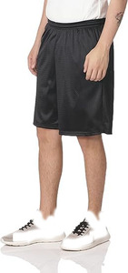 กางเกงขาสั้นเล่นกีฬาสำหรับผู้ชายเอวยางยืดสีทึบระบายอากาศได้ทำจากโพลีเอสเตอร์100% ออกแบบโลโก้ได้ตามต้องการสำหรับฤดูร้อน - Product Image 2