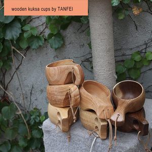 Taza Kuksa de Madera Pulida Hecha a Mano para Acampar al Aire Libre, Viajar y Hacer Senderismo - Diseño Moderno Ecológico por M/S SHAAD HANDICRAFTS - Product Image 5