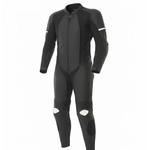 Combinaison de moto professionnelle, combinaison de sécurité pour la conduite, tissu résistant à l'abrasion, durable, avec armure protectrice pour les motards hommes et femmes - Product Image 1