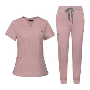 Último diseño de las mujeres con estilo médico uniforme de enfermería mujeres médico de enfermería uniformes conjuntos - Product Image 1