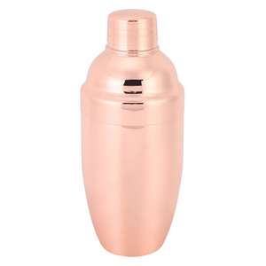 Vente en gros en vrac ensemble shaker à cocktail en acier inoxydable or rose 750ml mélangeur de barman professionnel pour la fabrication de boissons à la maison - Product Image 3