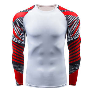 Vente de gros Rash Guard à manches courtes pour homme Mma Rash Guard pour enfant personnalisé imprimé en soie Mma Rash Guard avec des couleurs personnalisées - Product Image 5