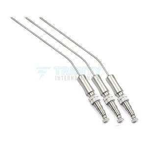 Tube d'aspiration incurvé 4 mm, réutilisable, en acier inoxydable de qualité médicale, pour vente en ligne - Product Image 4